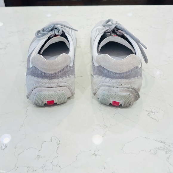 Prada, white, gray and silver men’s sneakers 👟, size 8.5 - Picture 5 of 11